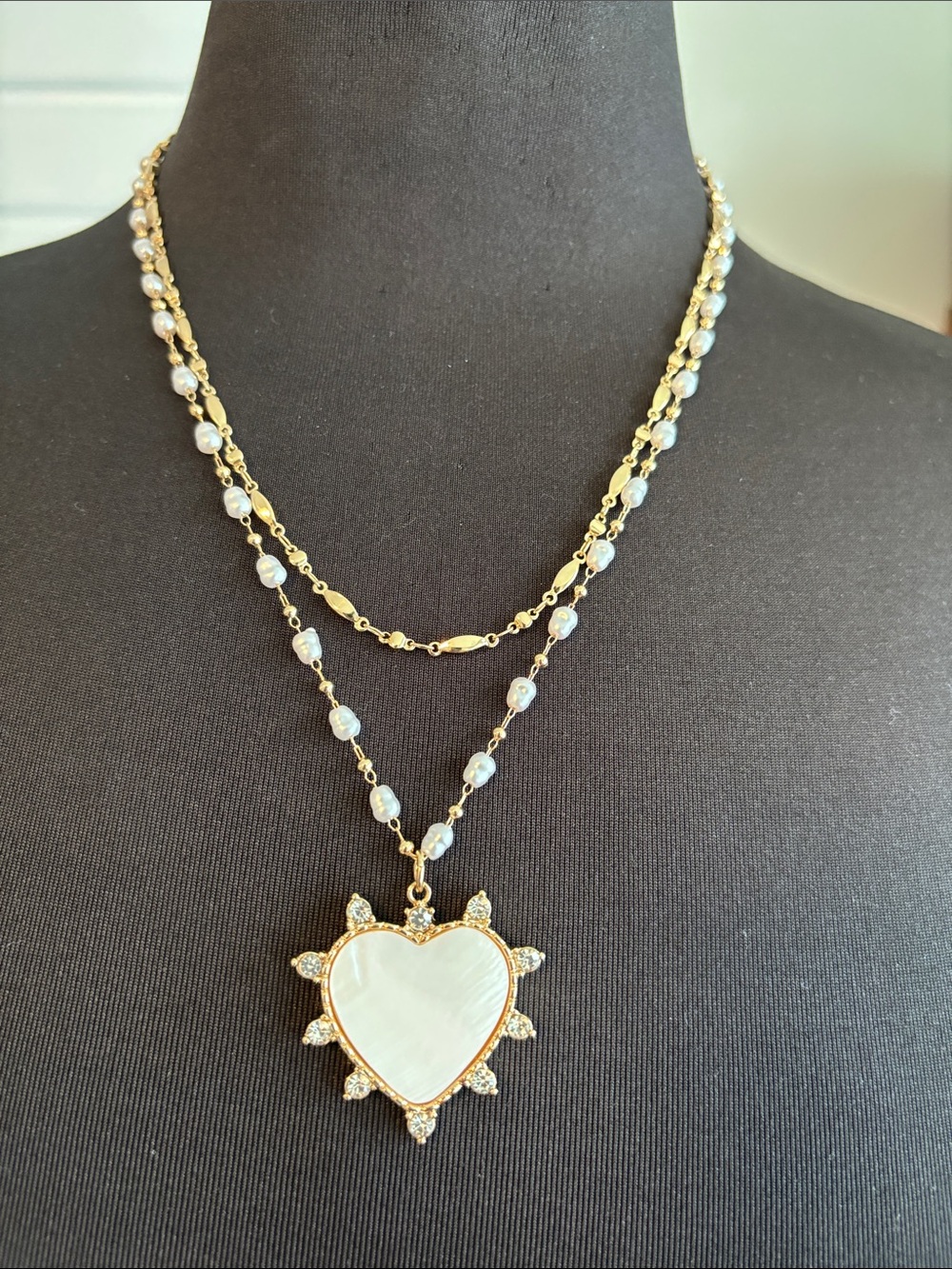 Park Lane 2-in-1 Necklace with Heart Pendant